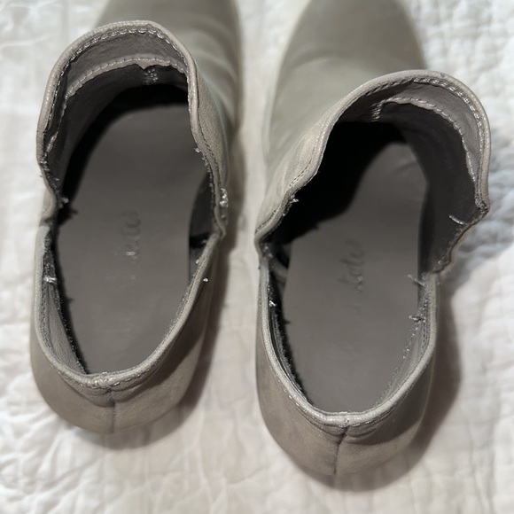 Altar’d State Booties Hightop Ankle Boots Wedge Platform Gray Size 7 - Picture 4 of 5